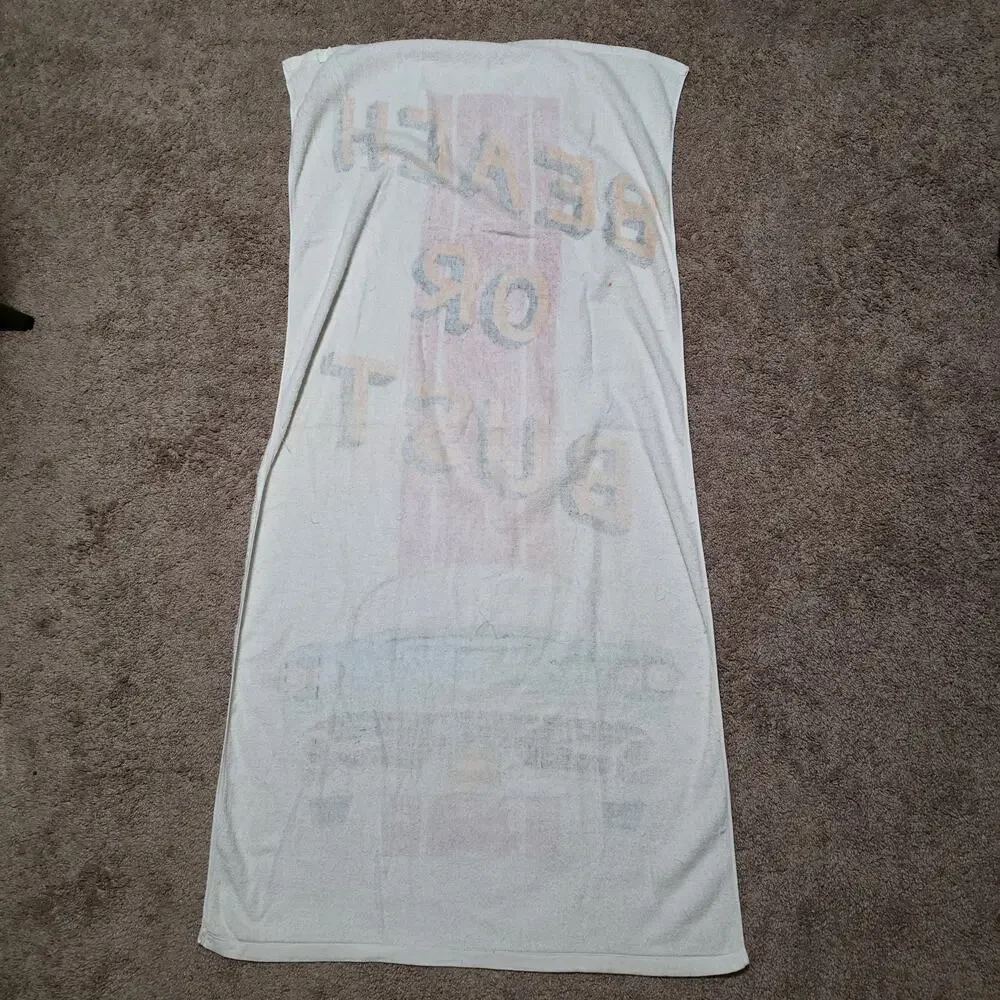 Rare Vintage 1970s Beach Towel 